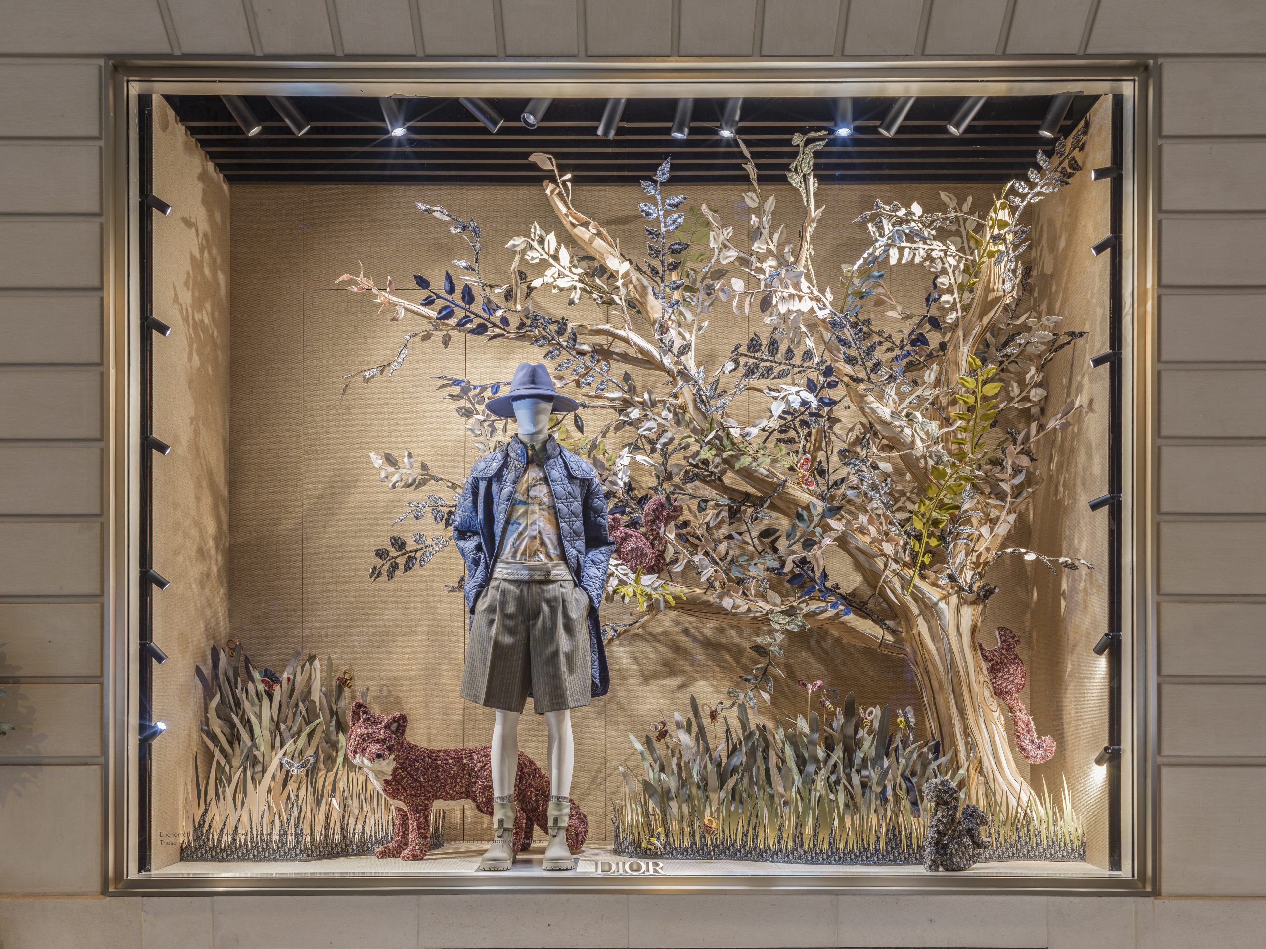 Dior Montaigne Upcycled Window Displays Singapore Pin