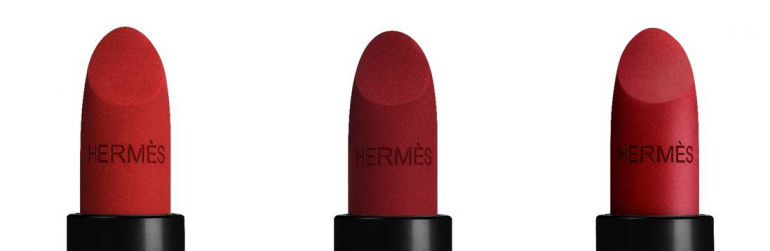 Rouge Hermès in shades-62 Rouge Feu, 74 Rouge Cinabre, 81 Rouge Grenat