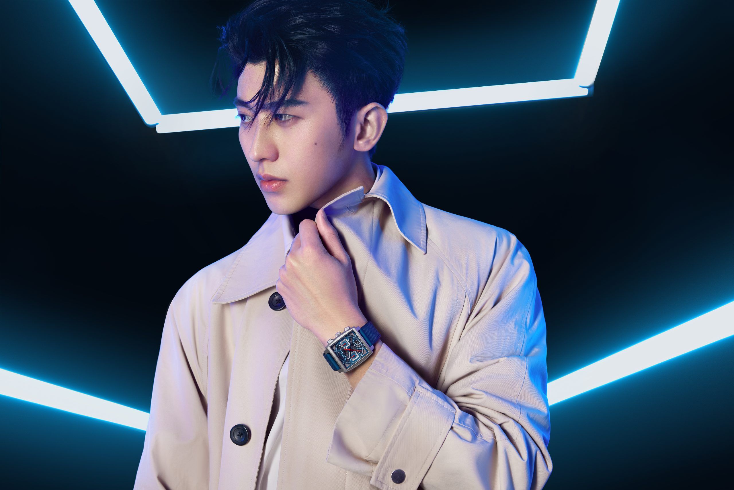 蔡徐坤也爱不释手The TAG Heuer Monaco Chronograph With Skeletonized Movement ...