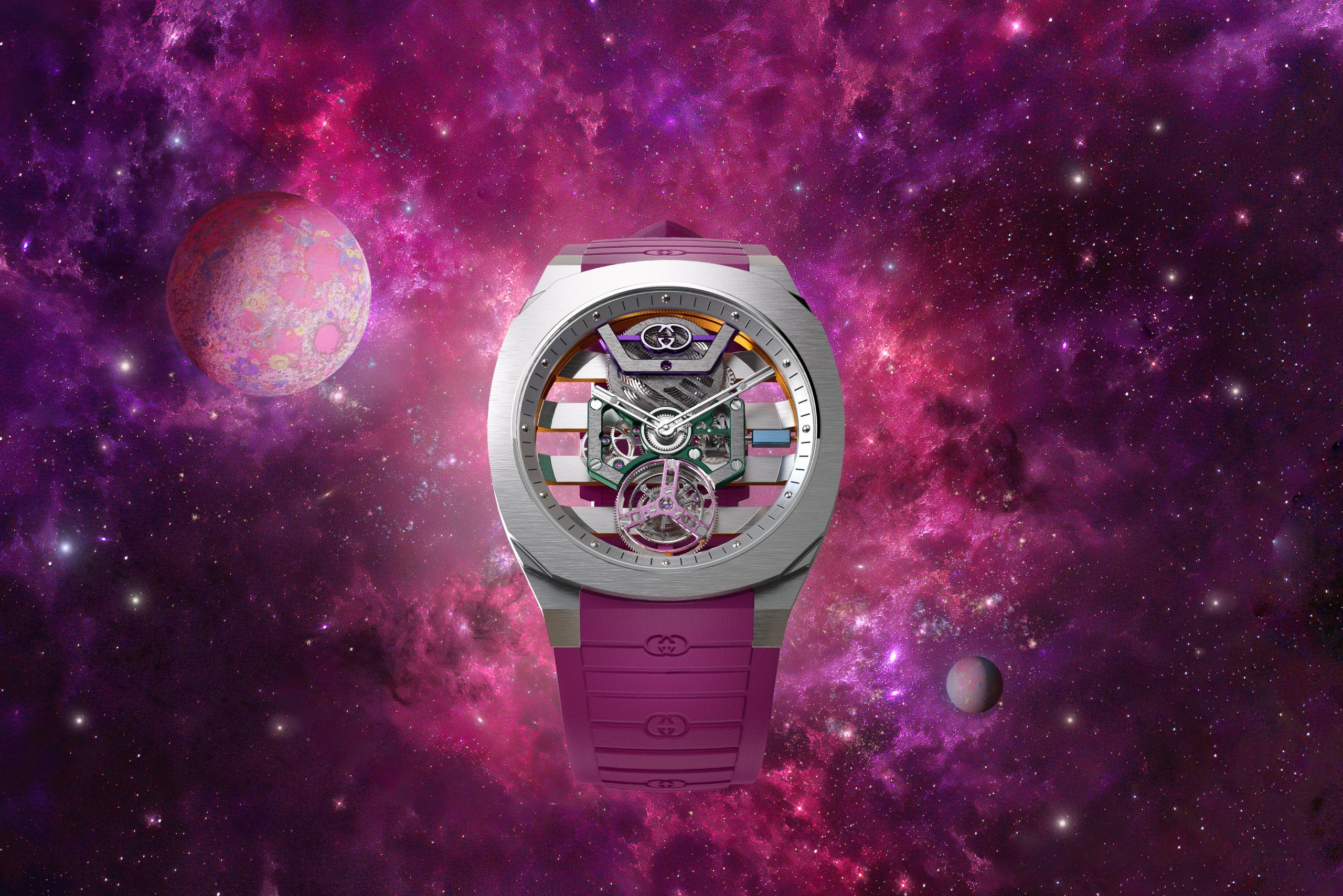 星河尽收腕间Gucci High Watchmaking's Interstellar Experience