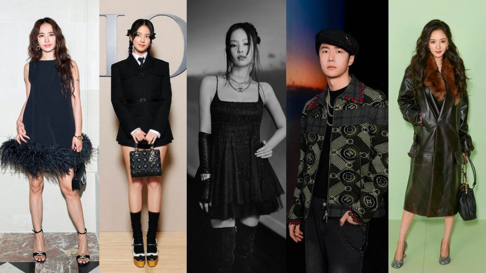 秋冬2024巴黎时装周星光熠熠Front Row Celebrities In Paris Fashion Week FallWinter