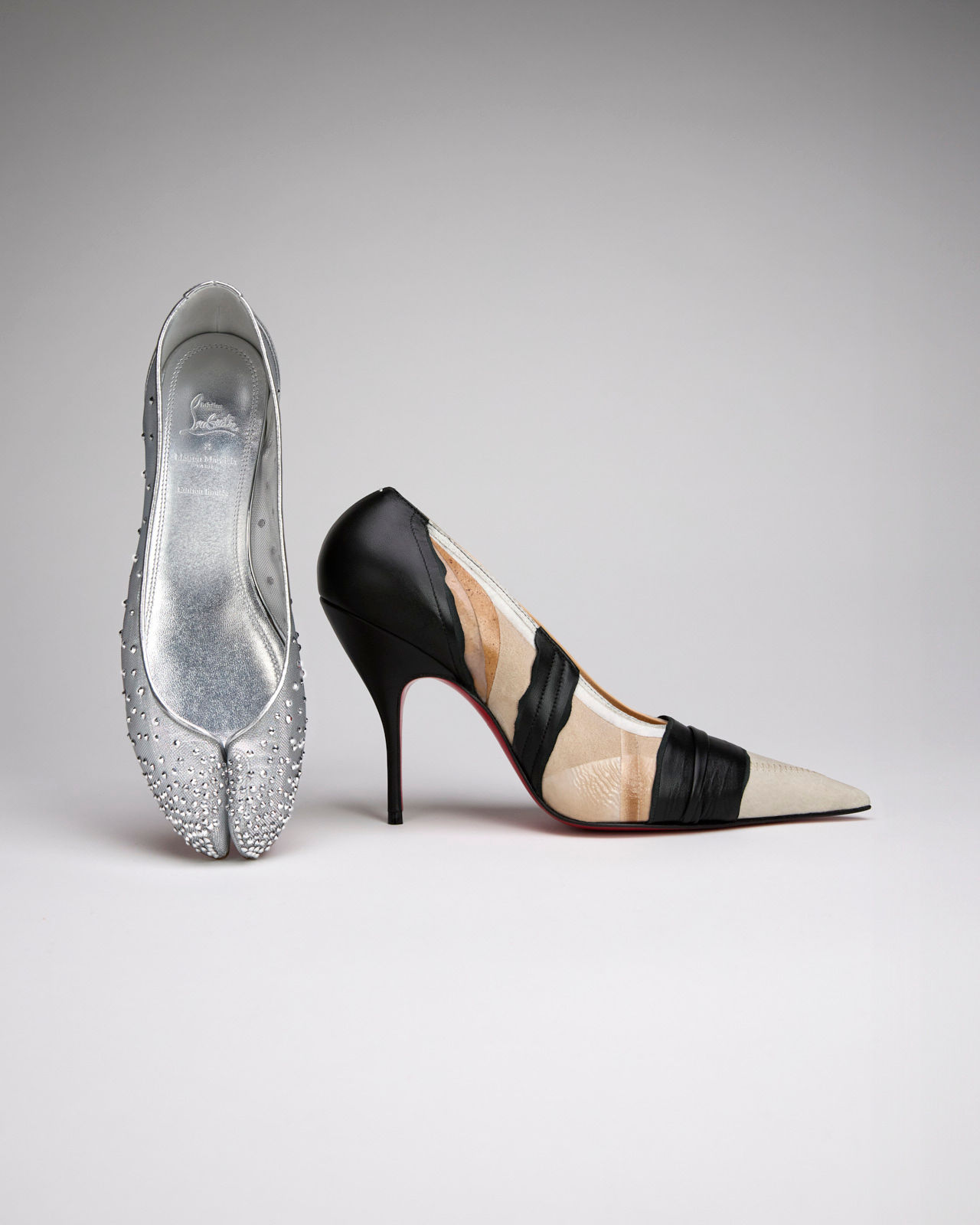Christian Louboutin x Maison Margiela：当红底鞋遇上解构主义